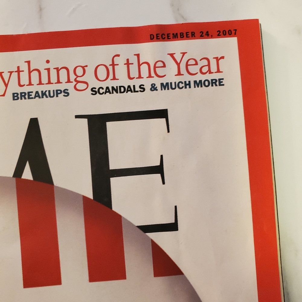 Time Magazine ,Dec 24,2007 ,THIS SPACE AVAILABLE - Picture 2 of 9